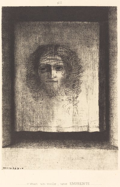 Det var en slöja, ett avtryck (Det var en slöja, ett avtryck) av Odilon Redon