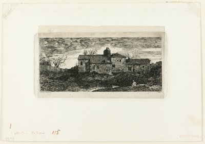 Kapell och pilgrimshärbärge i Harambeltz (Basses-Pyrénées) av Odilon Redon