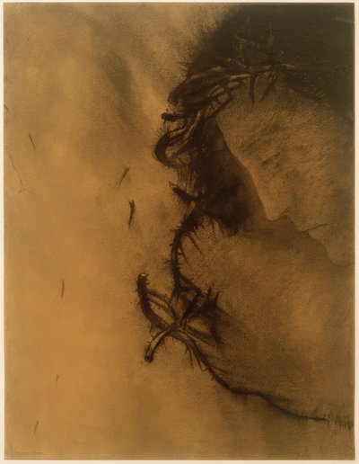Kristus (Törnens krona) av Odilon Redon