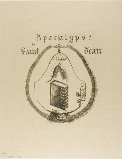 Omslag-Frontbild till Johannes apokalyps av Odilon Redon