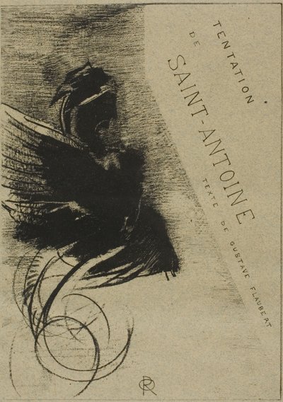 Cover-Frontispiece för frestelsen av St. Anthony av Odilon Redon