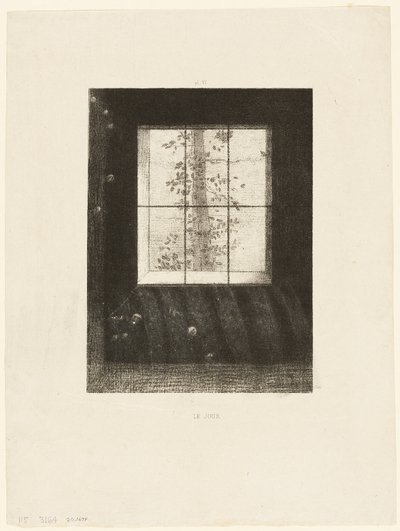 Dag, tallrik 6 från Dreams av Odilon Redon