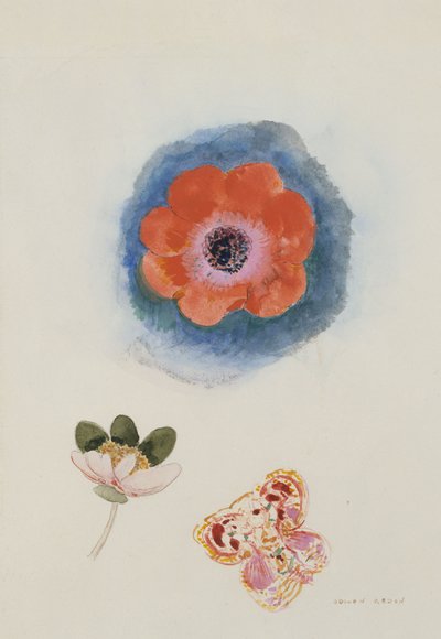 Blumenstudie av Odilon Redon