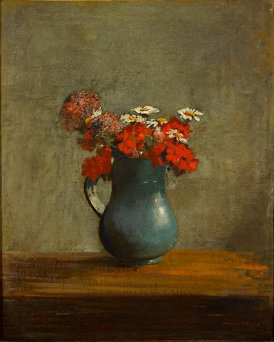Blommor i en vas av Odilon Redon