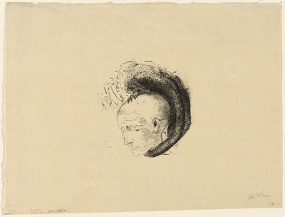 Frontispice för The Idealist Movement in Painting av André Mellerio av Odilon Redon