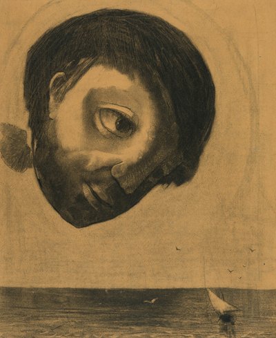 Vattnets väktarande ande av Odilon Redon