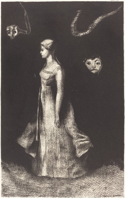 Haunting (Besatthet) av Odilon Redon