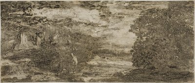 Ryttare under en stormig himmel av Odilon Redon