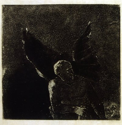 Illustration av Odilon Redon till "Les Fleurs du Mal" av Baudelaire. 1891. av Odilon Redon