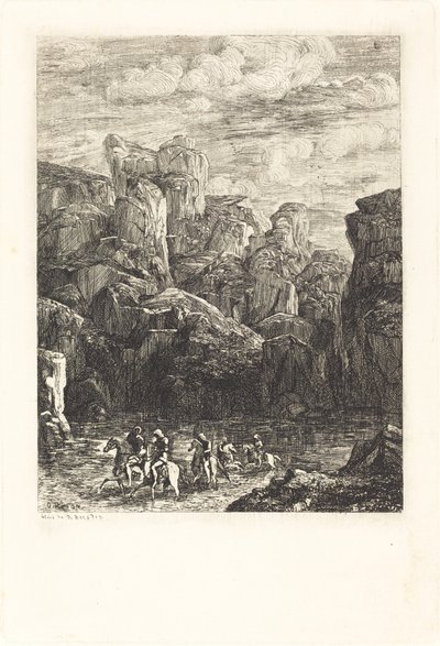 Le Gue (Forden) av Odilon Redon