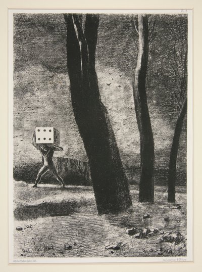 The Gambler, från portföljen In the Dream av Odilon Redon