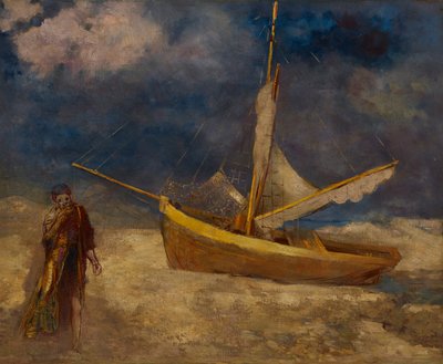 Den galna fiskaren av Odilon Redon