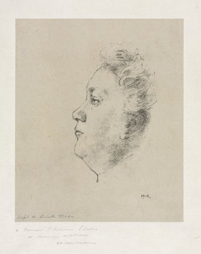 Miss Juliette Dodu, 1904. av Odilon Redon