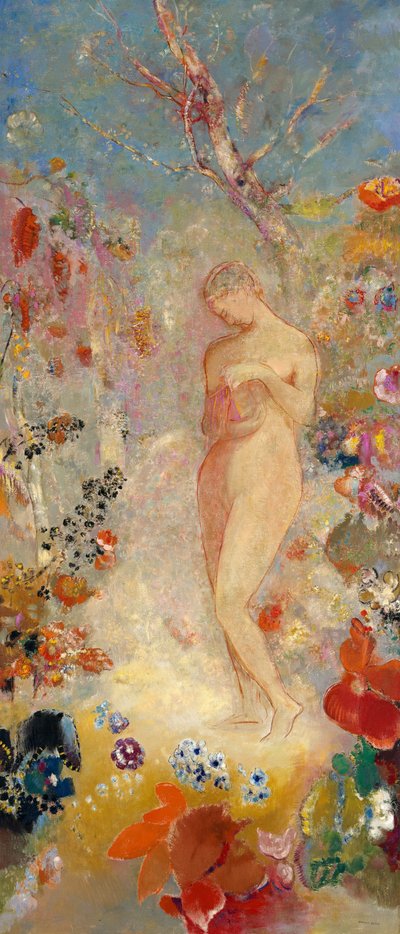 Pandora, ca 1914 av Odilon Redon