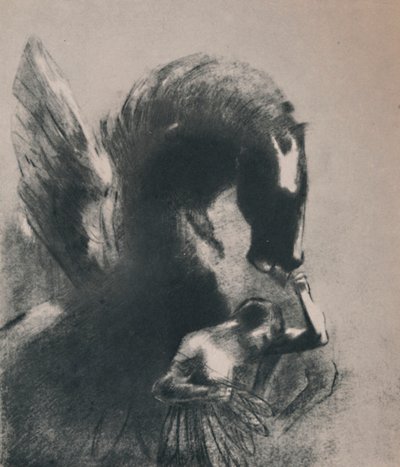 Pegasus Captive, 1889, 1946. av Odilon Redon