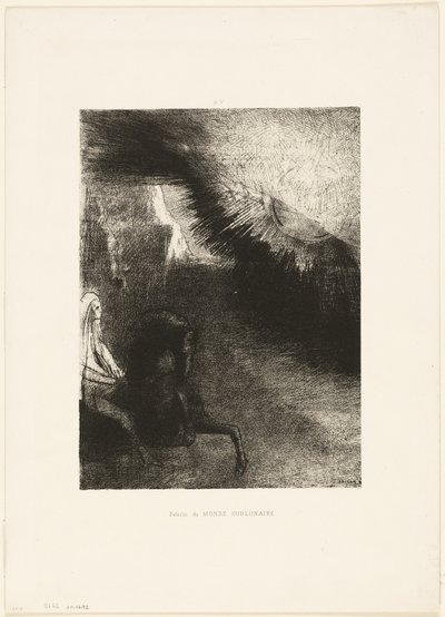Pilgrim of the Sublunary World, skylt 5 av 6 av Odilon Redon