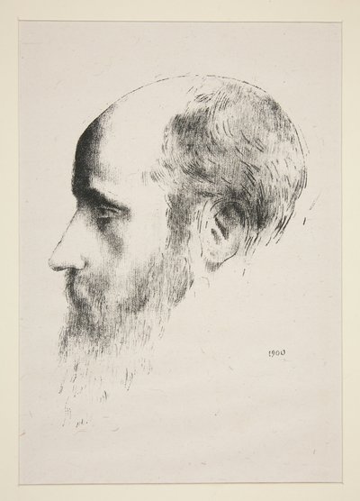 Porträtt av Édouard Vuillard av Odilon Redon