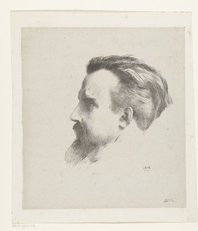 Porträtt av Maurice Denis av Odilon Redon