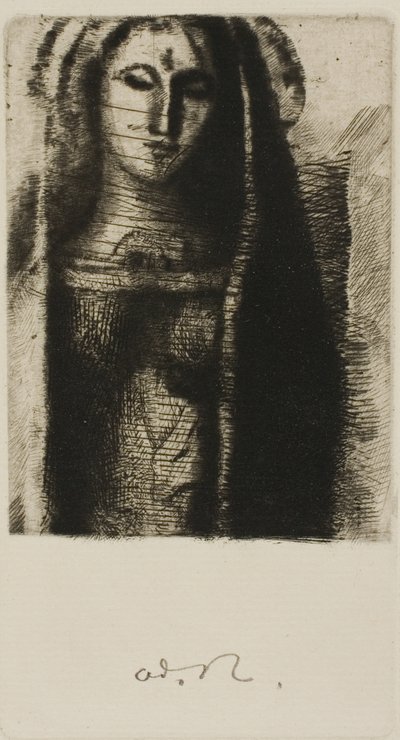 Prinsessan Maleine (Lilla Madonnan) av Odilon Redon