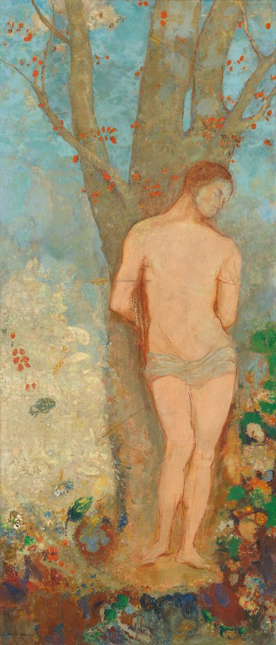 Sankt Sebastian av Odilon Redon