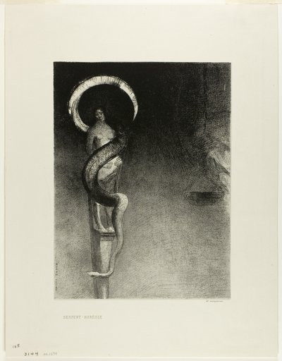 Orm Halo av Odilon Redon