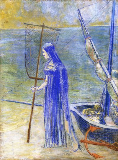 Fiskaren, 1900 av Odilon Redon