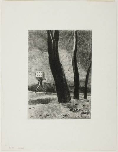 The Gambler, tallrik fem från In Dreams av Odilon Redon