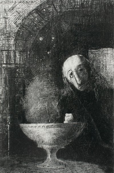 Det oändliga sökandet, från natten av Odilon Redon
