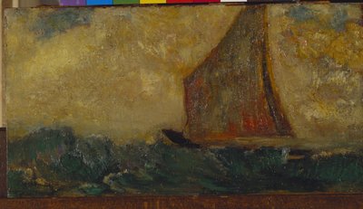 Den mystiska båten av Odilon Redon