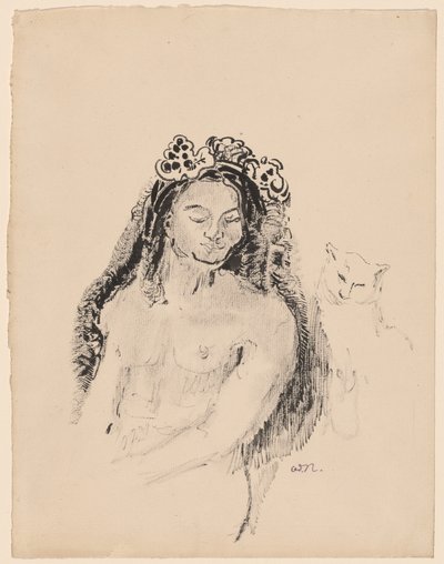 Drottningen av Saba av Odilon Redon