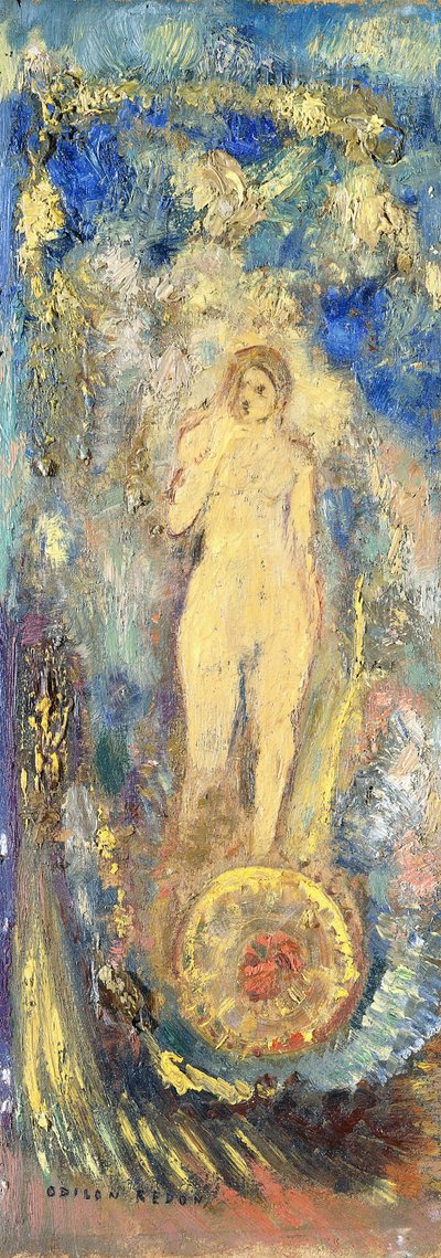 Lyckohjulet, av Odilon Redon