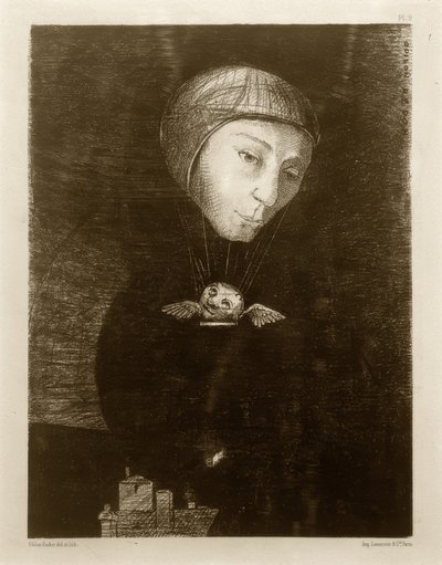 Trist uppgång av Odilon Redon