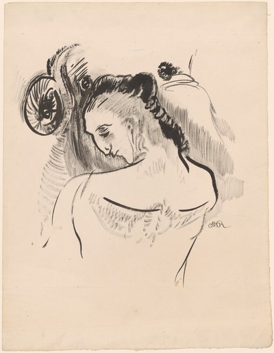 Ung man av Odilon Redon