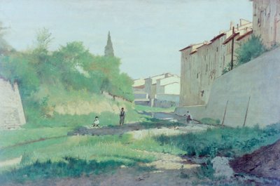 Vid Mugnonefloden av Odoardo Borrani