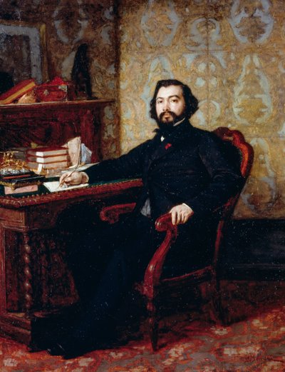 Porträtt av advokat Aristide Minelli, av Odoardo Borrani (1833-1905), olja på panel, 40,5x32,5 cm av Odoardo Borrani