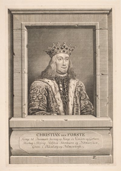 "Christian den första" av Odvardt Helmoldt de Lode