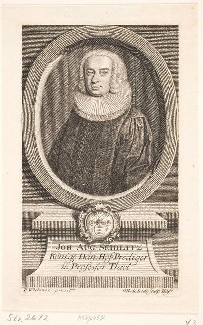 Johan August Seidlitz, Präst av Odvardt Helmoldt de Lode