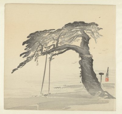 Gammal tall av Ogata Gekko