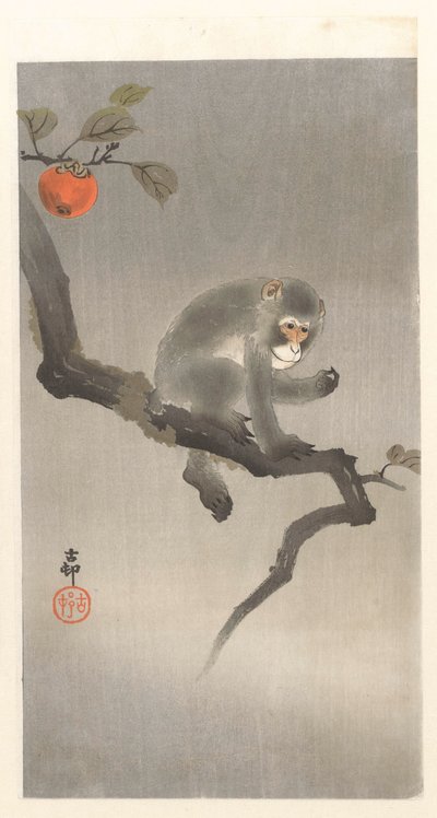 du i kakiboom av Ohara Koson