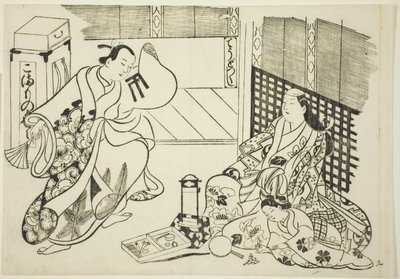 All Kinds of Household Items (Chodo zukushi), från serien "Famous Scenes from Japanese Puppet Plays (Yamato irotake)" av Okumura Masanobu