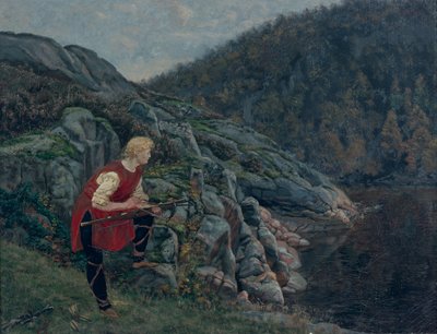 Ankjägare i Holskov av Olaf Isaachsen