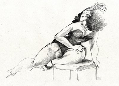 Kurvig pinup-glamour av Olga Skomorokhova
