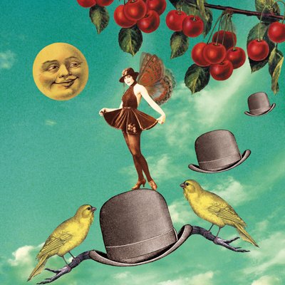 Flapper, 2014, (digitalt collage) av Olga Snell