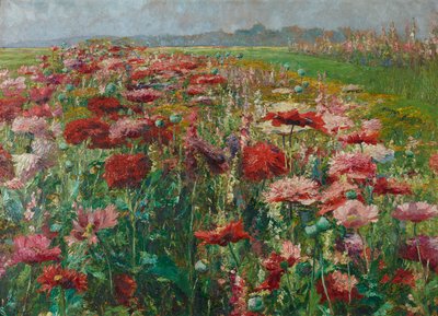 Blommande vallmo av Olga Wisinger-Florian