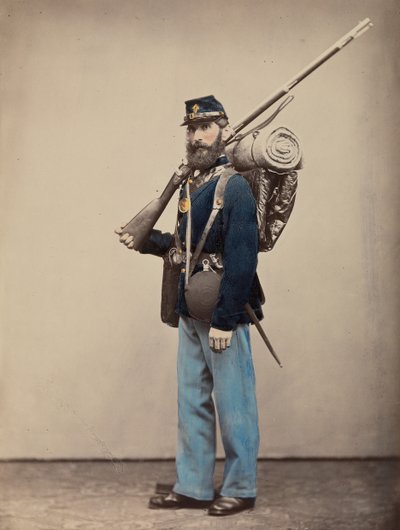 Trötthet, marschorder, 1866. av Oliver H. Willard.
