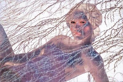 Hennessy, 2020 (blandteknik på trä) av Olivia Gozzano