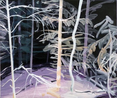 Schwarzwald 3,2017 (akryl på duk) av Olivier Morel