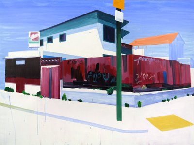 Klnd 6, 2015 (akryl på duk) av Olivier Morel