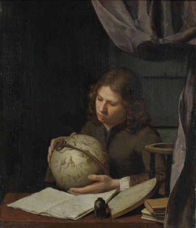 En ung astronom, ca 1685 av Olivier van Deuren