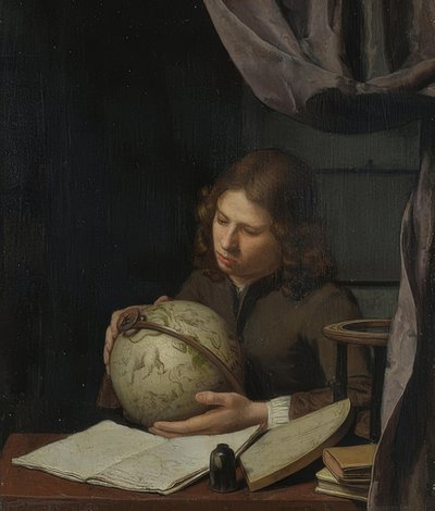 En ung astronom. Omkring 1685 av Olivier van Deuren